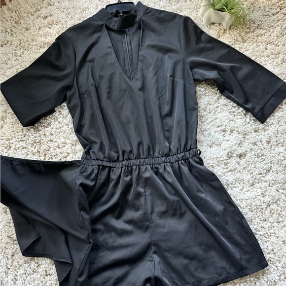 Dresses & Skirts - Super cute, unique romper skirt little black dress evening date night ou…